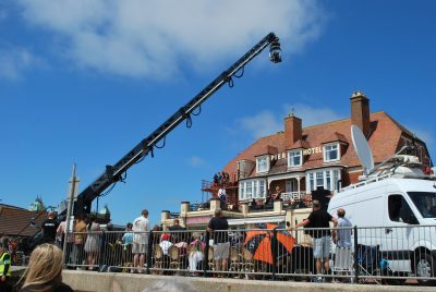 The Pier Hotel Gorlston being filmed